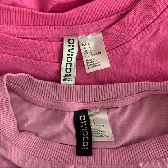 H&M Oversized Graphic T Shirt Lot Large - Picture 6 of 6